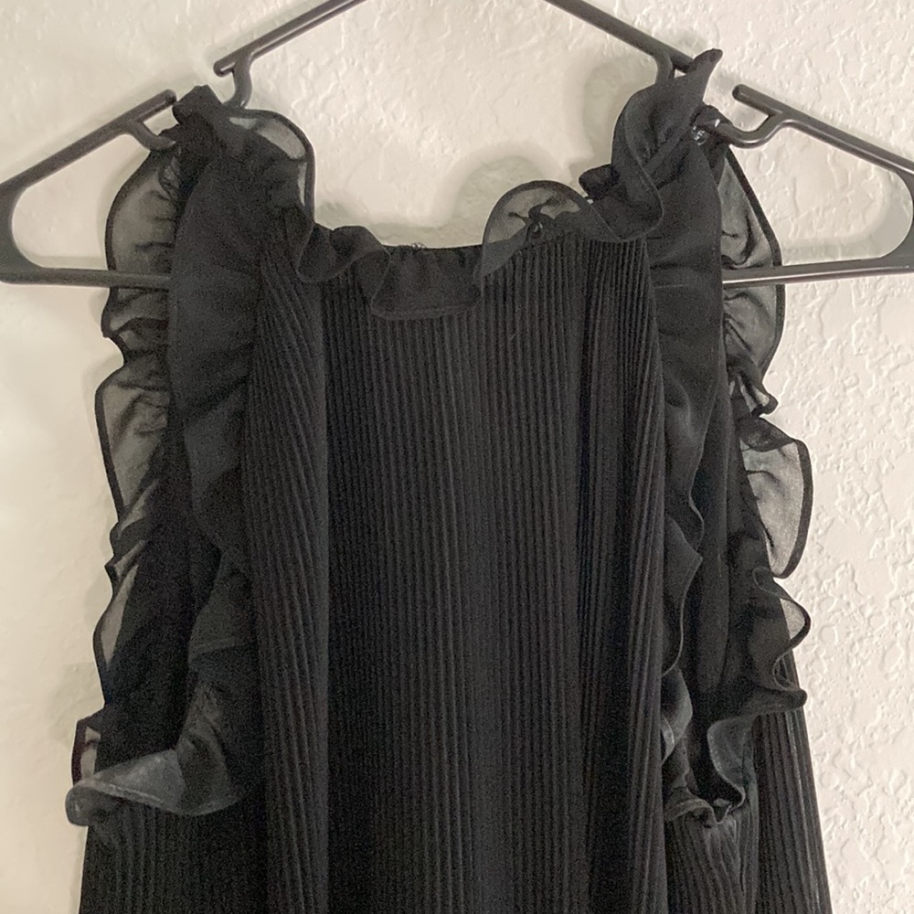 Black flowy shirt Zara